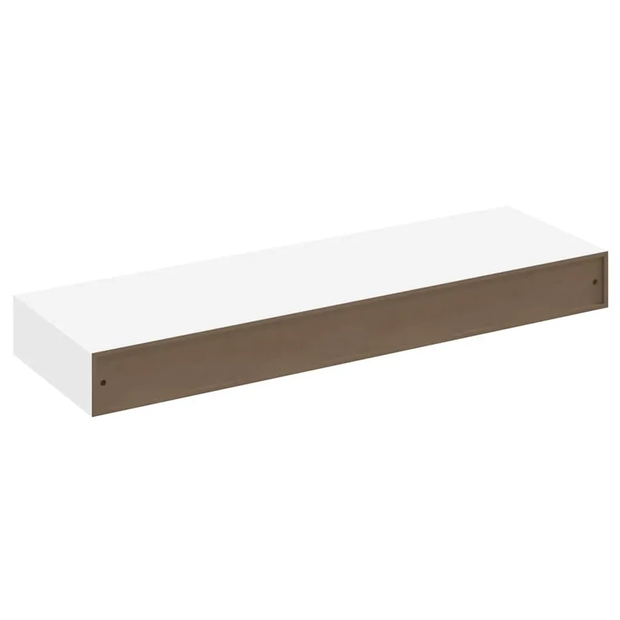 Étagères murales avec tiroirs 2 pcs Blanc 80 cm - 6