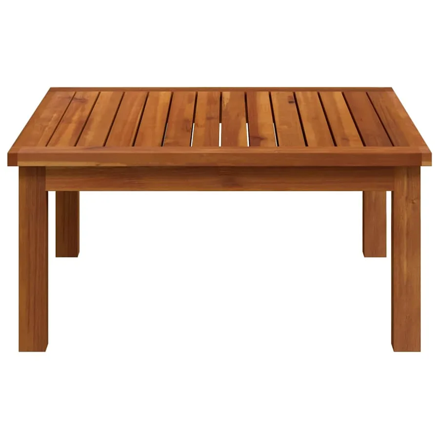 Salon de jardin 3 pièces avec coussins en bois d'acacia et corde - 11
