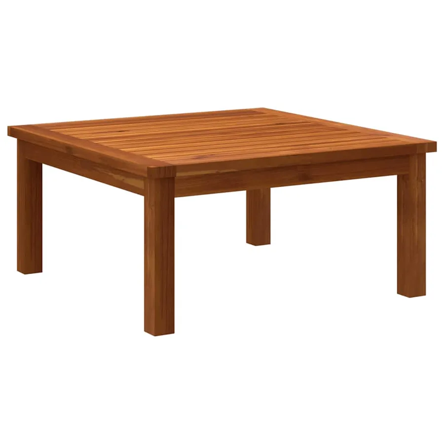Salon de jardin 3 pièces avec coussins en bois d'acacia et corde - 8