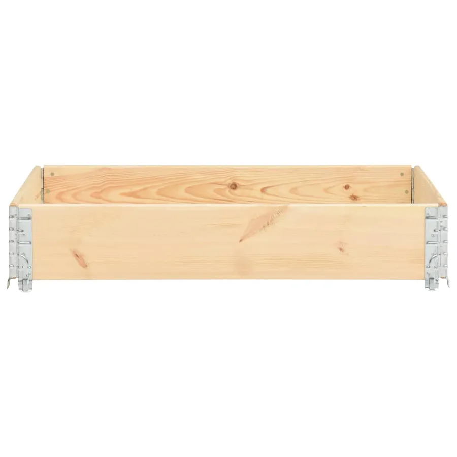 Jardinière surélevée 50x100 cm Bois de pin solide - 3