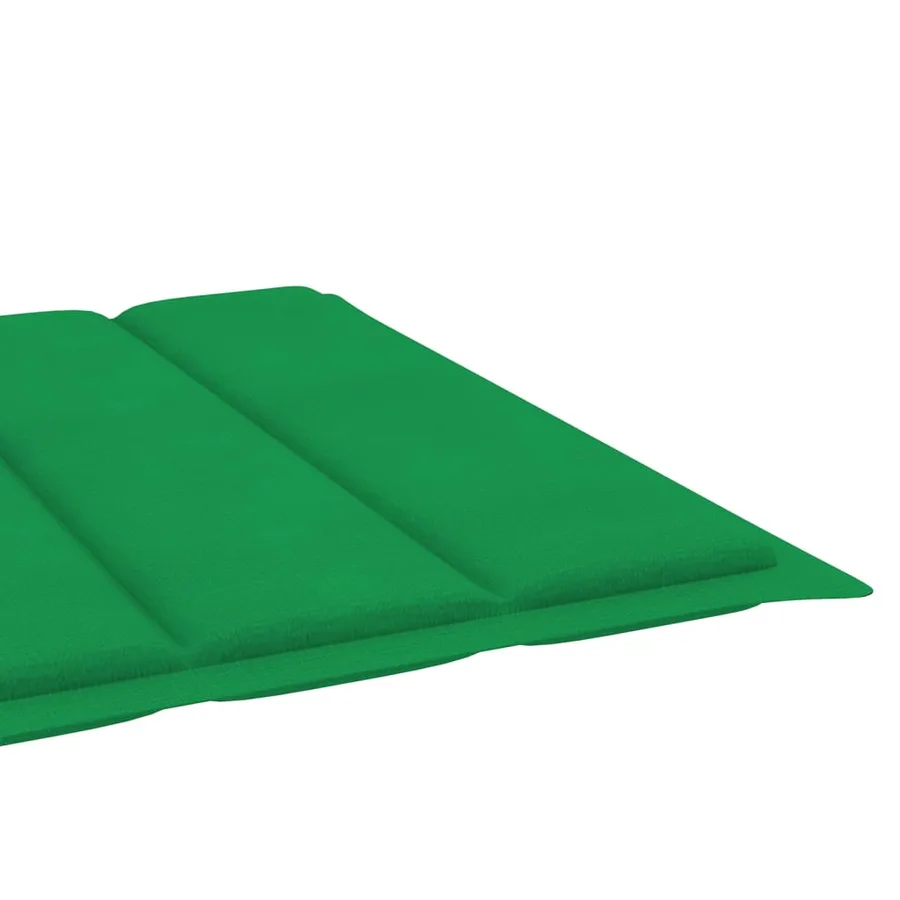 Chaise longue pliable avec coussin Bois d'acacia solide - 18