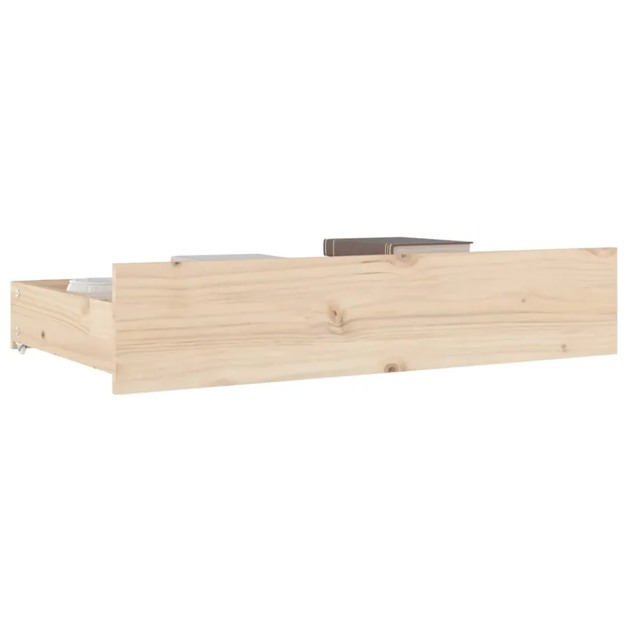 Tiroirs de lit 4 pcs Bois de pin massif - 6