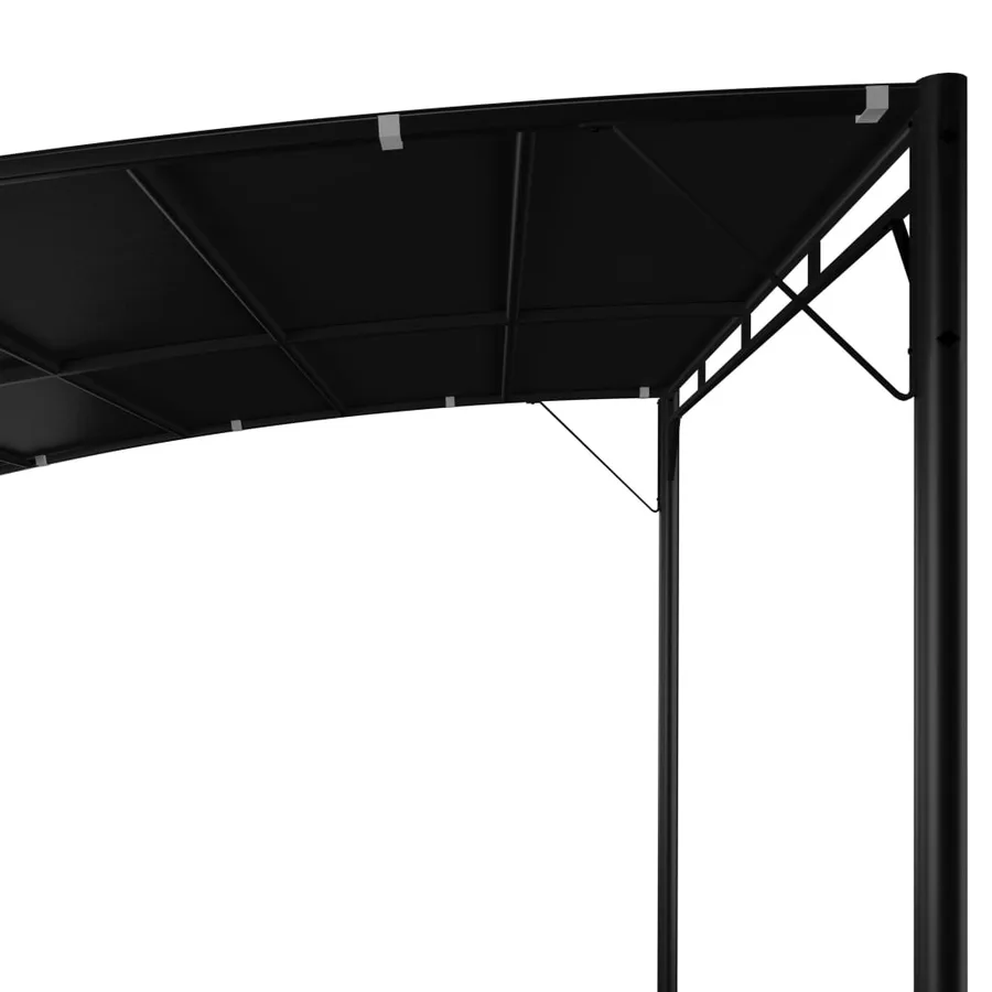 Auvent pare-soleil de jardin 3x3x2,55 m Anthracite - 5