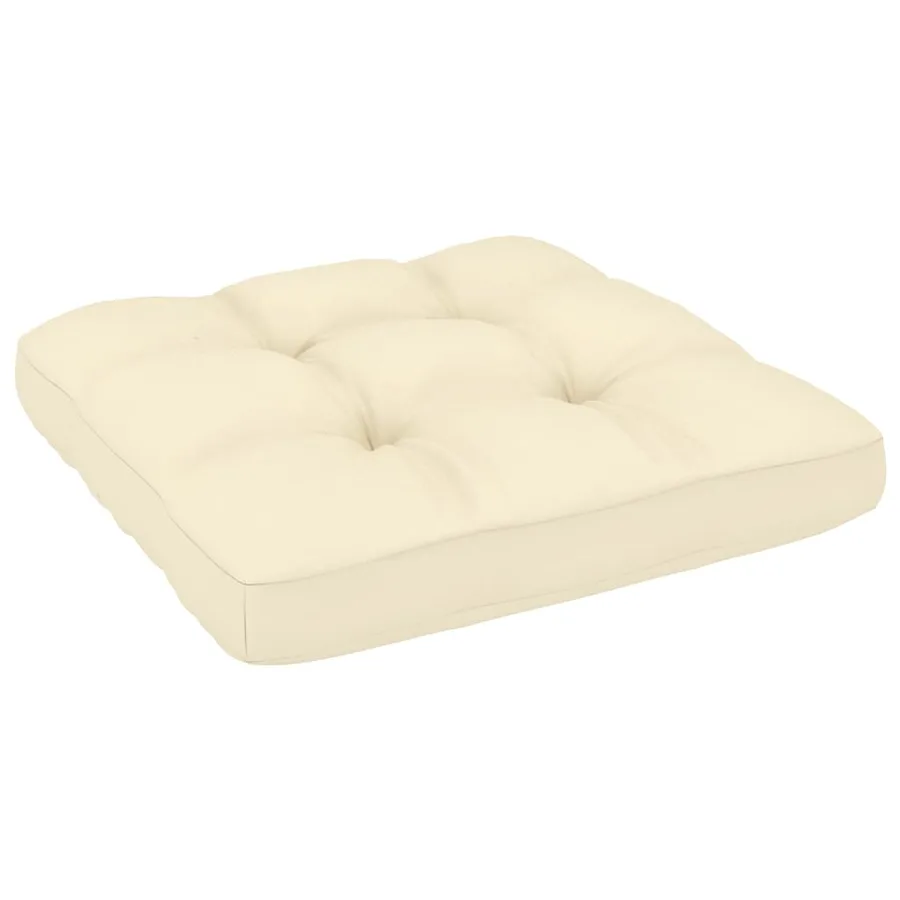 Repose-pieds de jardin avec coussins lot de 2 bois pin massif - 6