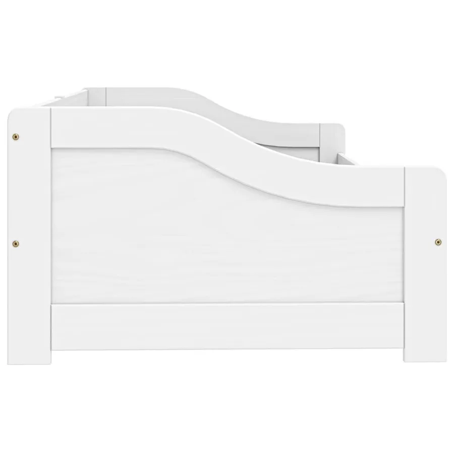 Lit de jour avec 2 tiroirs sans matelas IRUN blanc 90x200 cm - 6