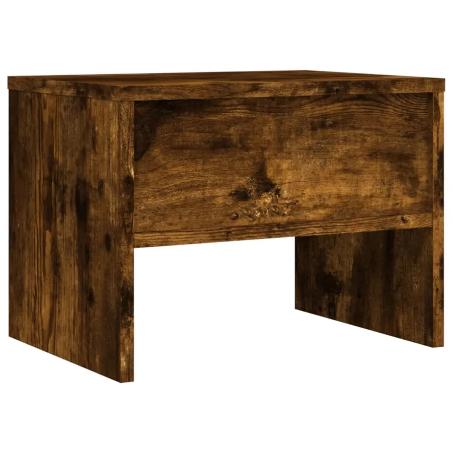 Tables de chevet 2 pcs Chêne fumé 40x30x30 cm Bois d'ingénierie - 7