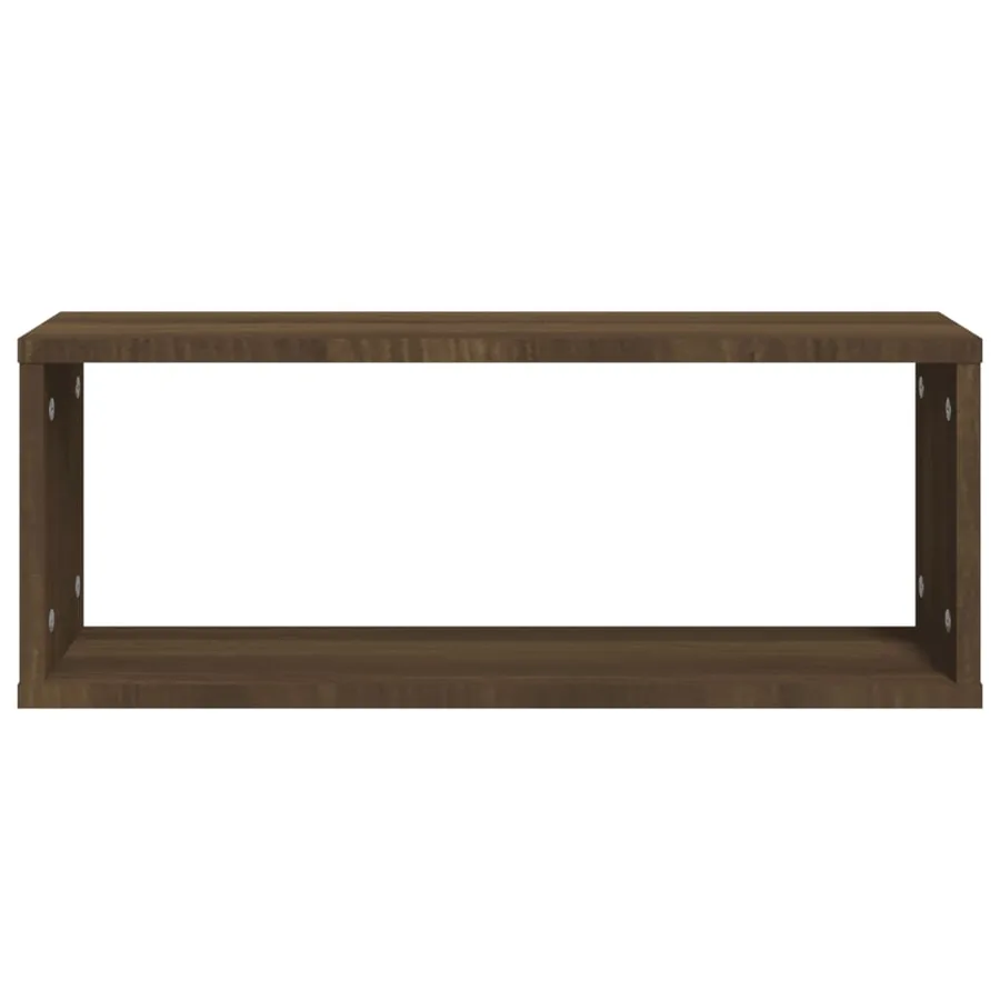 Étagères murales cube 6 pcs Chêne marron Bois d’ingénierie - 4