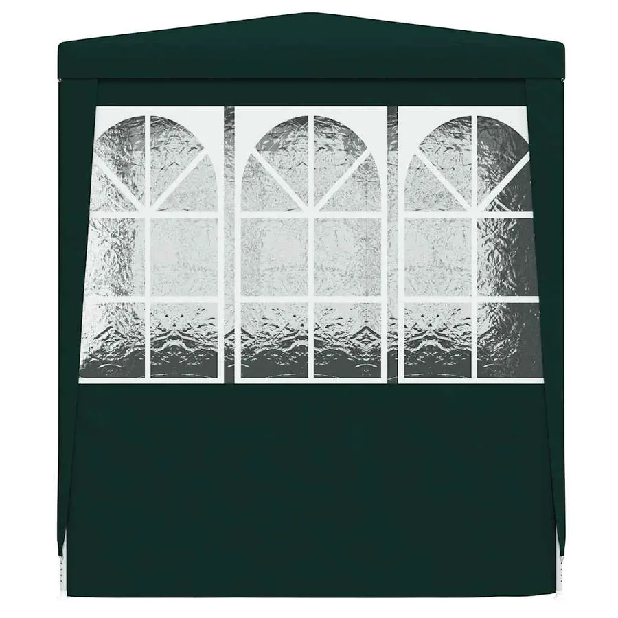 Tente de réception avec parois latérales 2x2 m Vert 90 g/m² - 5