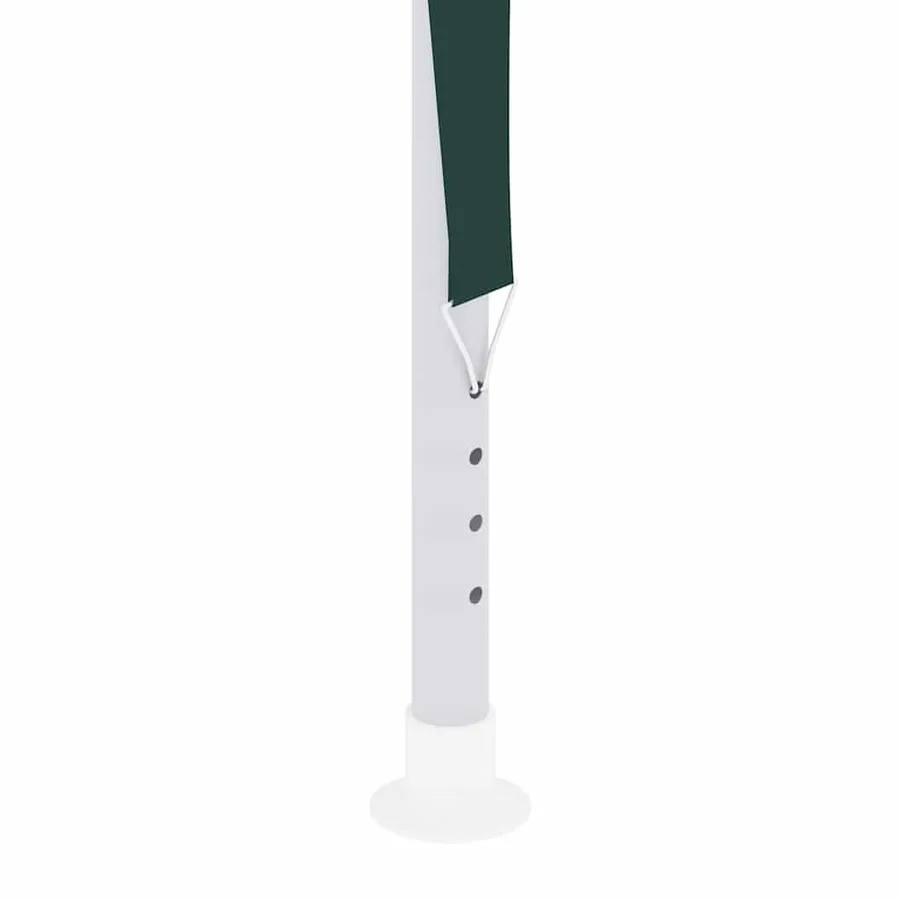 Tente de réception avec parois latérales 2x2 m Vert 90 g/m² - 9