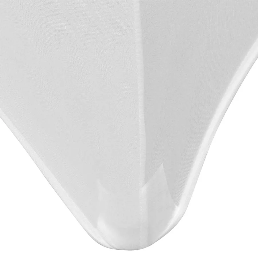 Housses extensibles pour table 2 pièces 183 x 76 x 74 cm Blanc - 4