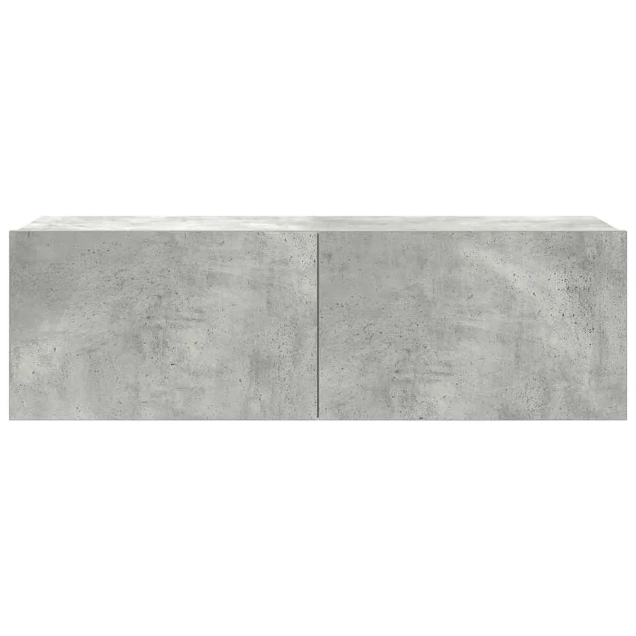 Ensemble de meubles TV 7 pcs Gris béton Bois d'ingénierie - 7