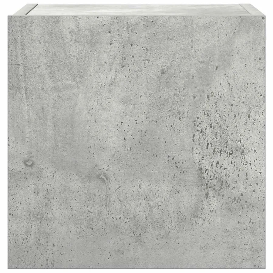 Ensemble de meubles TV 7 pcs Gris béton Bois d'ingénierie - 9
