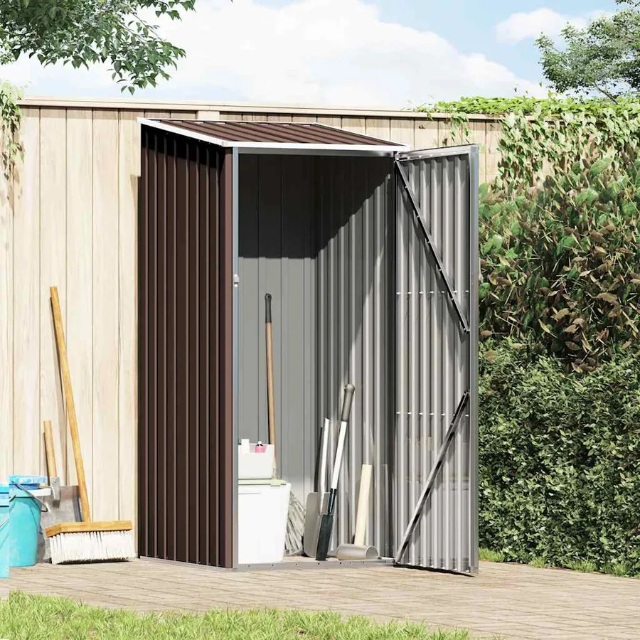 Abri de jardin Marrron 87x98x159 cm Acier galvanisé - 2