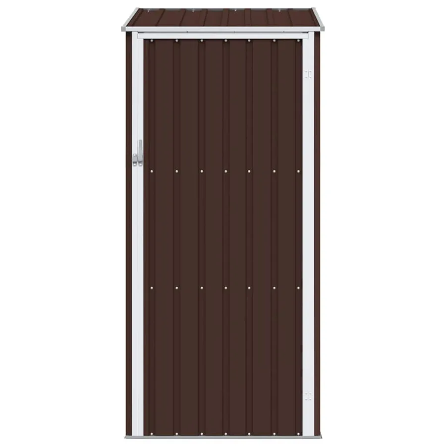 Abri de jardin Marrron 87x98x159 cm Acier galvanisé - 4