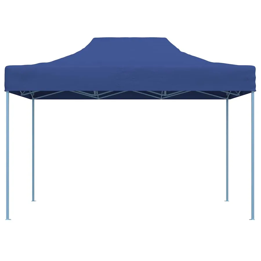Tente de réception pliable professionnelle 3x4 m Acier Bleu - 2