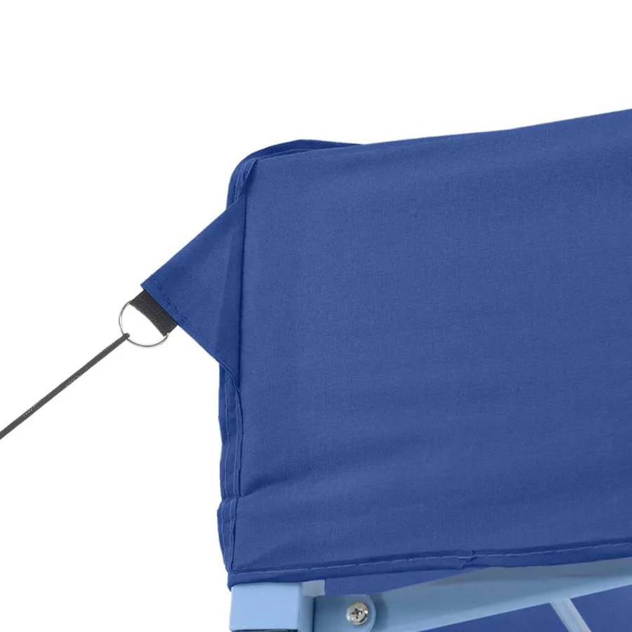 Tente de réception pliable professionnelle 3x4 m Acier Bleu - 3
