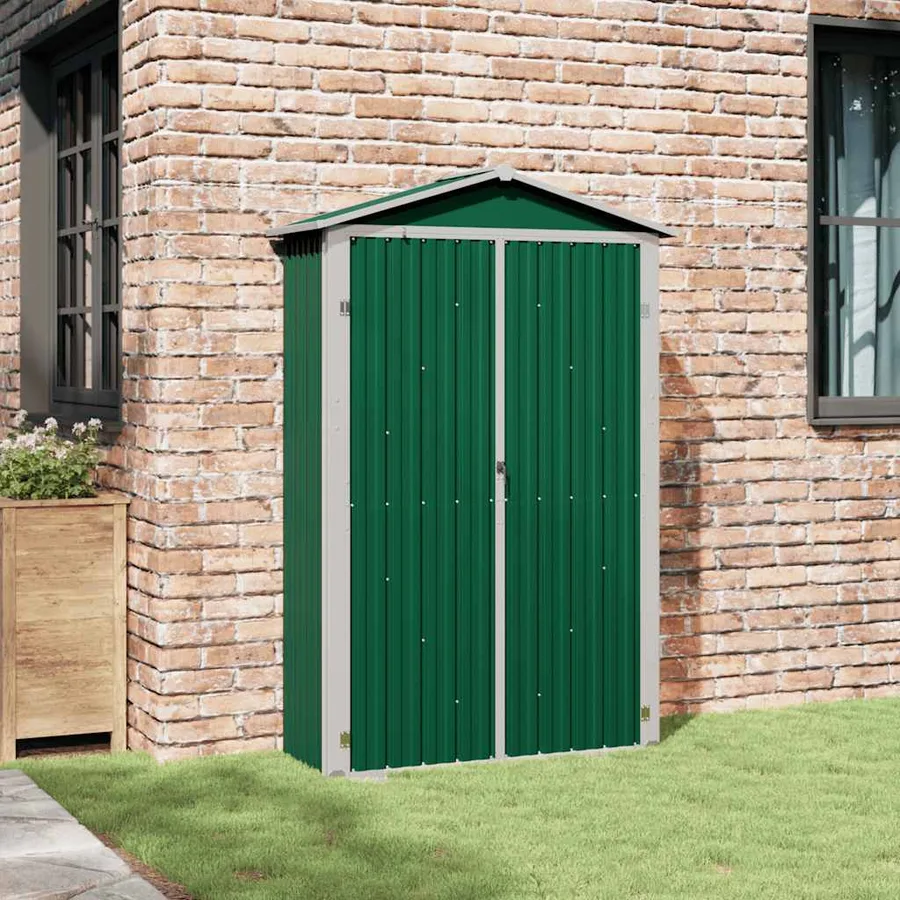 Abri de jardin Vert 116x45x175 cm Acier galvanisé - 3