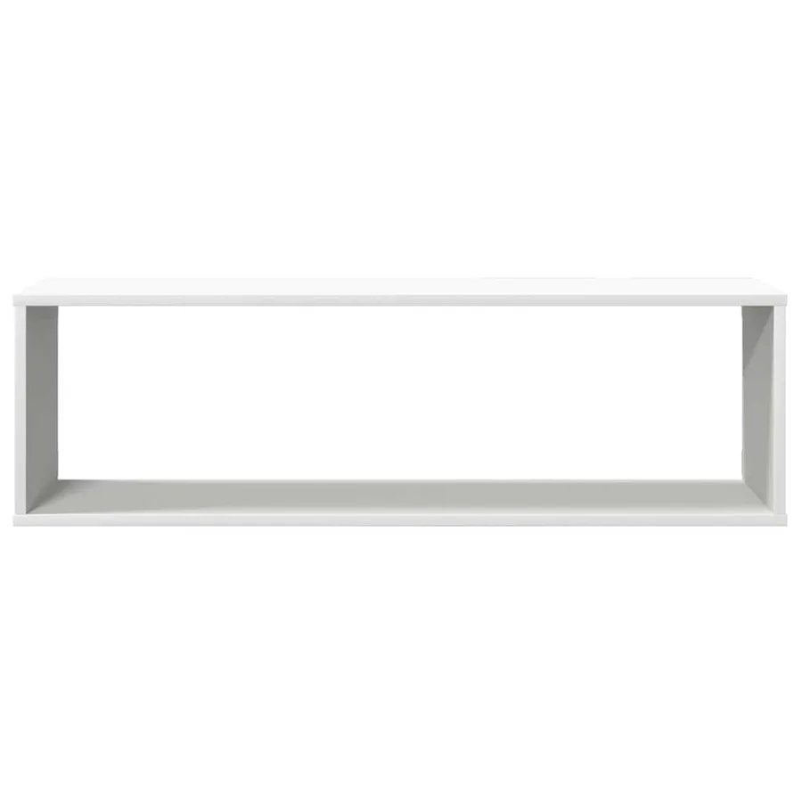 Étagères cube murales 4 pcs Blanc 100x15x30cm bois d'ingénierie - 6
