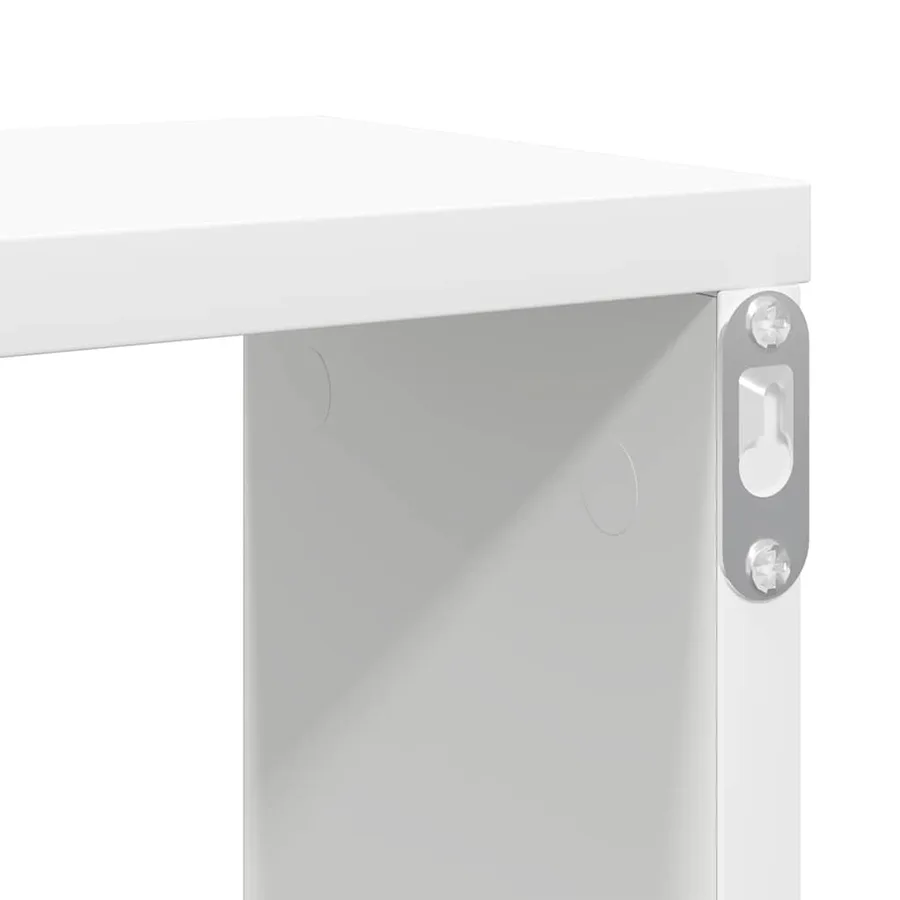 Étagères cube murales 4 pcs Blanc 100x15x30cm bois d'ingénierie - 9