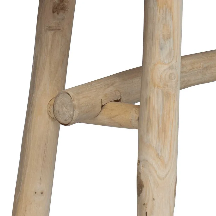 Banc cuir de chèvre Teck - 5