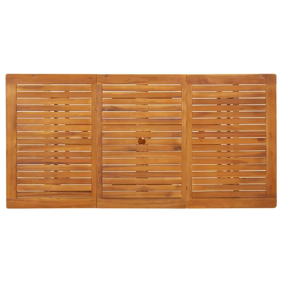 Table à dîner de jardin 180x90x75 cm Bois d'acacia solide - 4