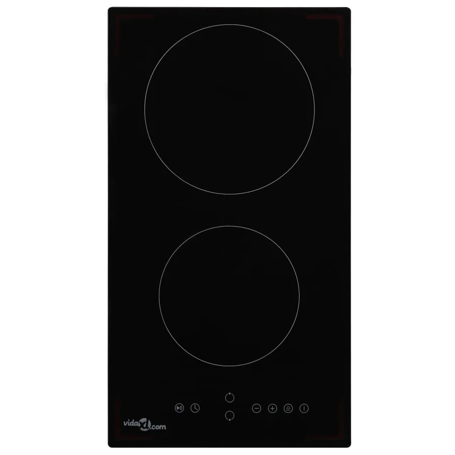 Plaque de cuisson Céramique 2 brûleurs Contrôle tactile 3000 W