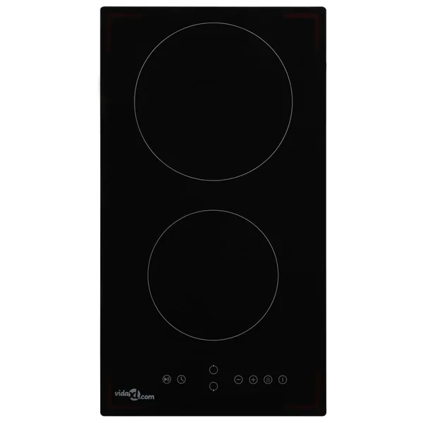 Plaque de cuisson Céramique 2 brûleurs Contrôle tactile 3000 W