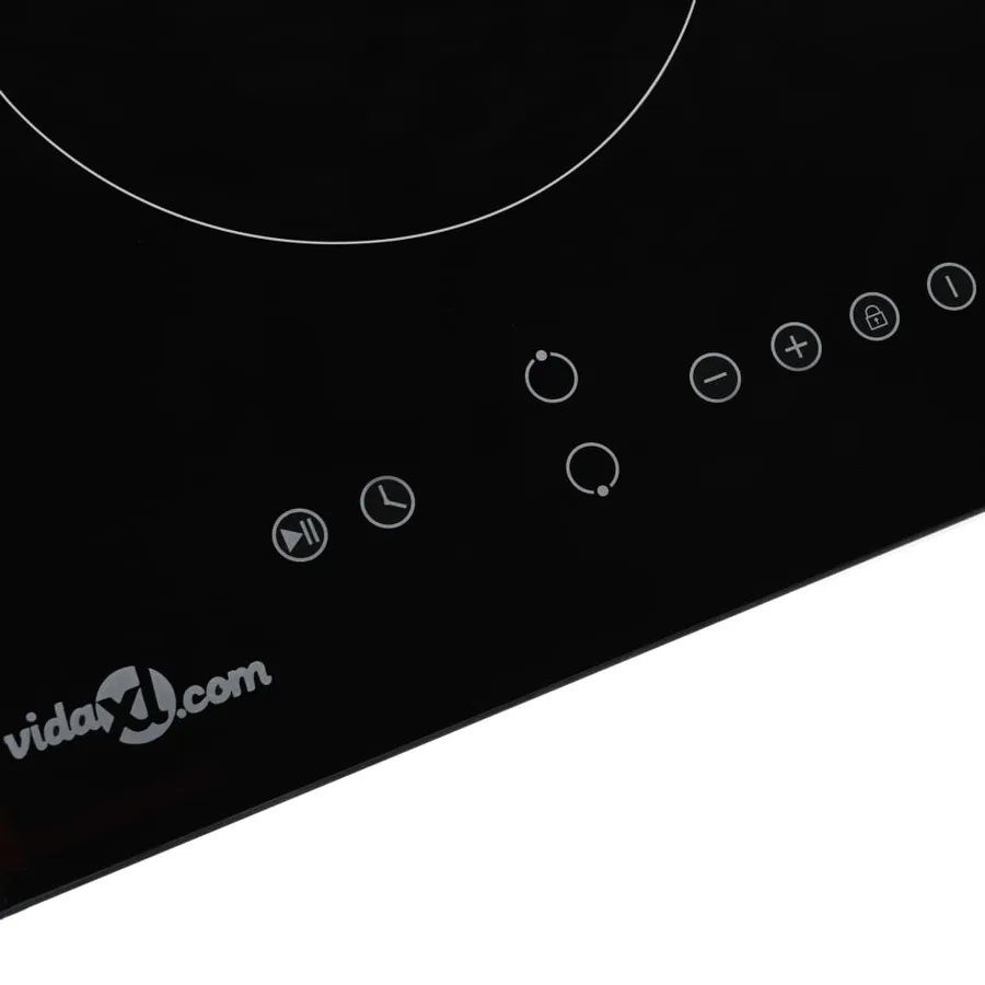 Plaque de cuisson Céramique 2 brûleurs Contrôle tactile 3000 W - 4