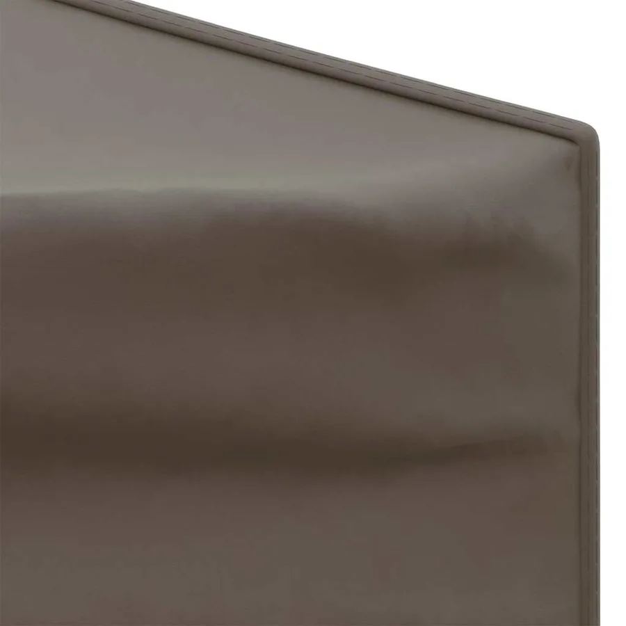 Tente de réception pliable avec parois Taupe 3x6 m - 5
