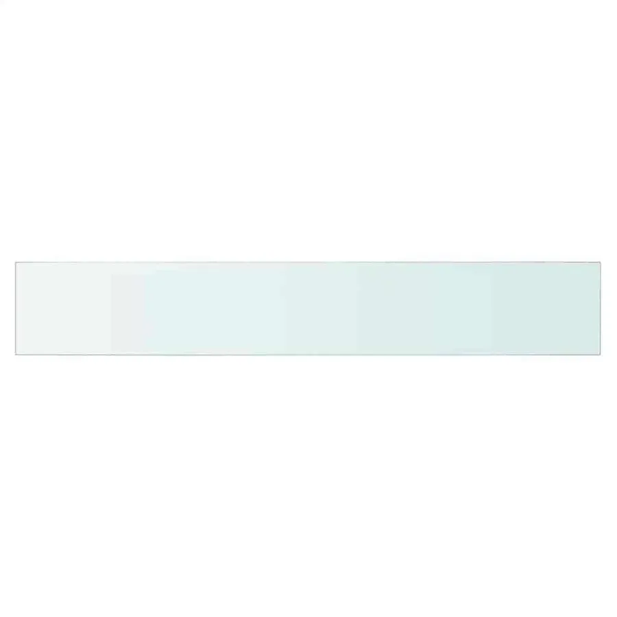 Panneaux d'étagère 2 pcs Verre Transparent 80 x 12 cm - 3