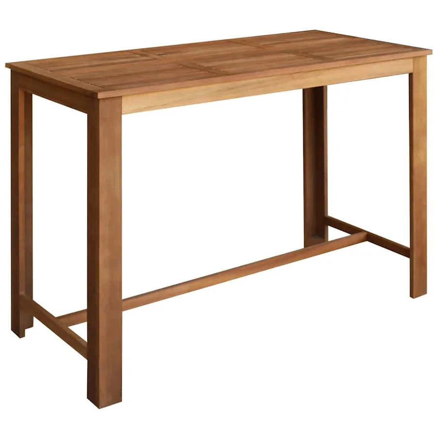 Table de bar Bois d'acacia massif 150x70x105 cm - 2