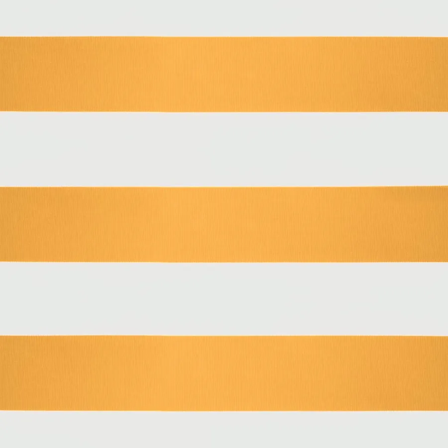 Auvent rétractable jaune et blanc 5x3 m tissu et aluminium - 8