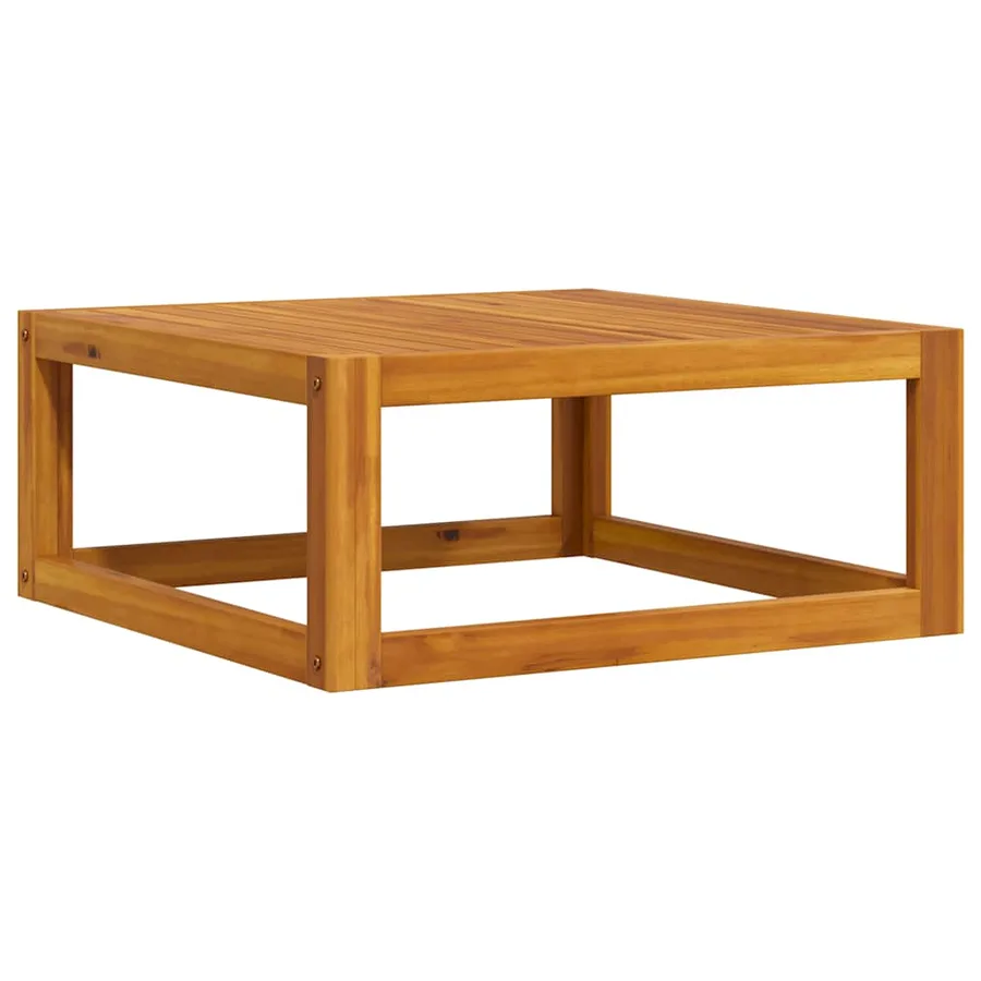 Salon de jardin 2 pcs avec coussin Bois d'acacia solide - 6