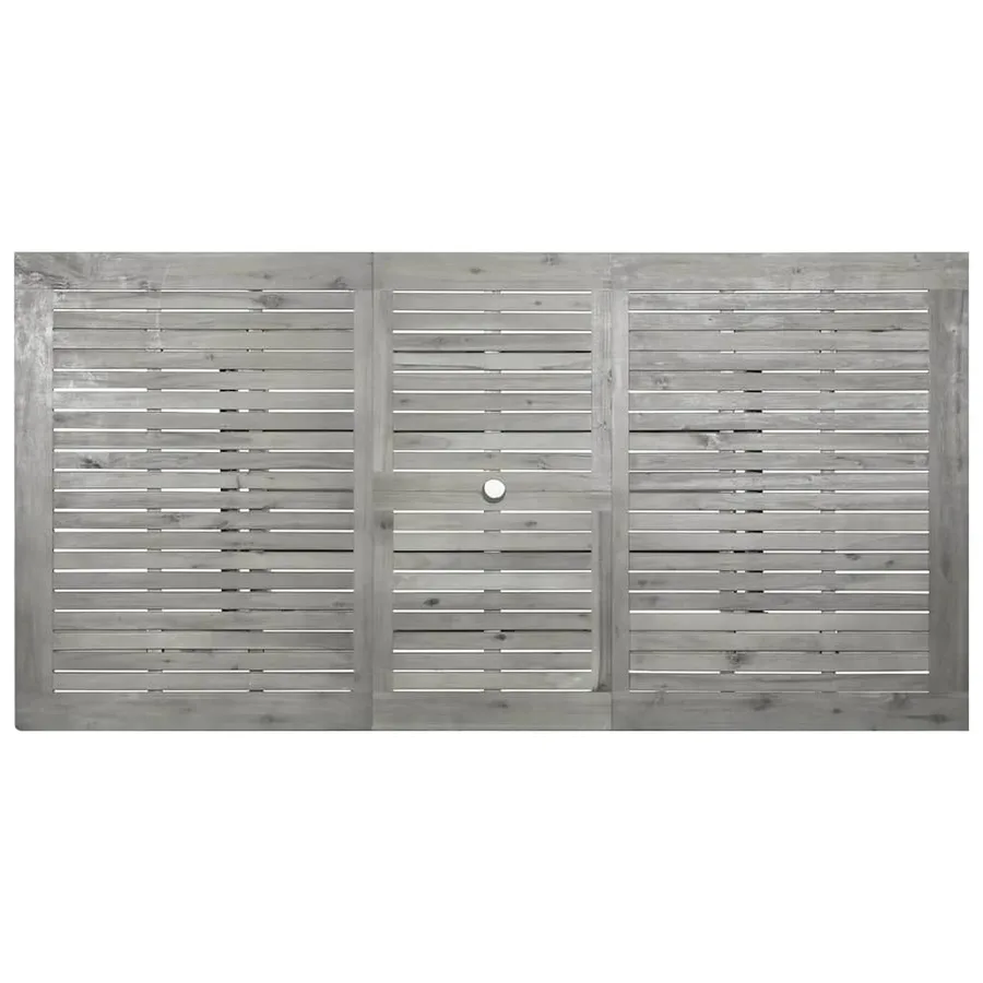 Table à dîner de jardin (150-200)x100x75cm Bois d'acacia massif - 7