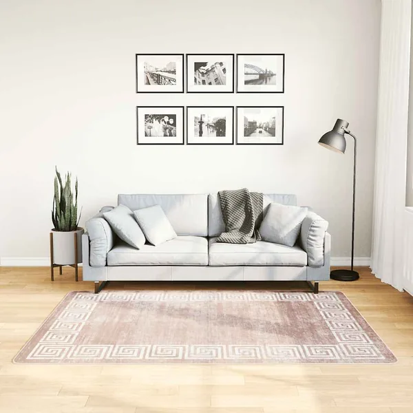 Tapis lavable 120x180 cm beige