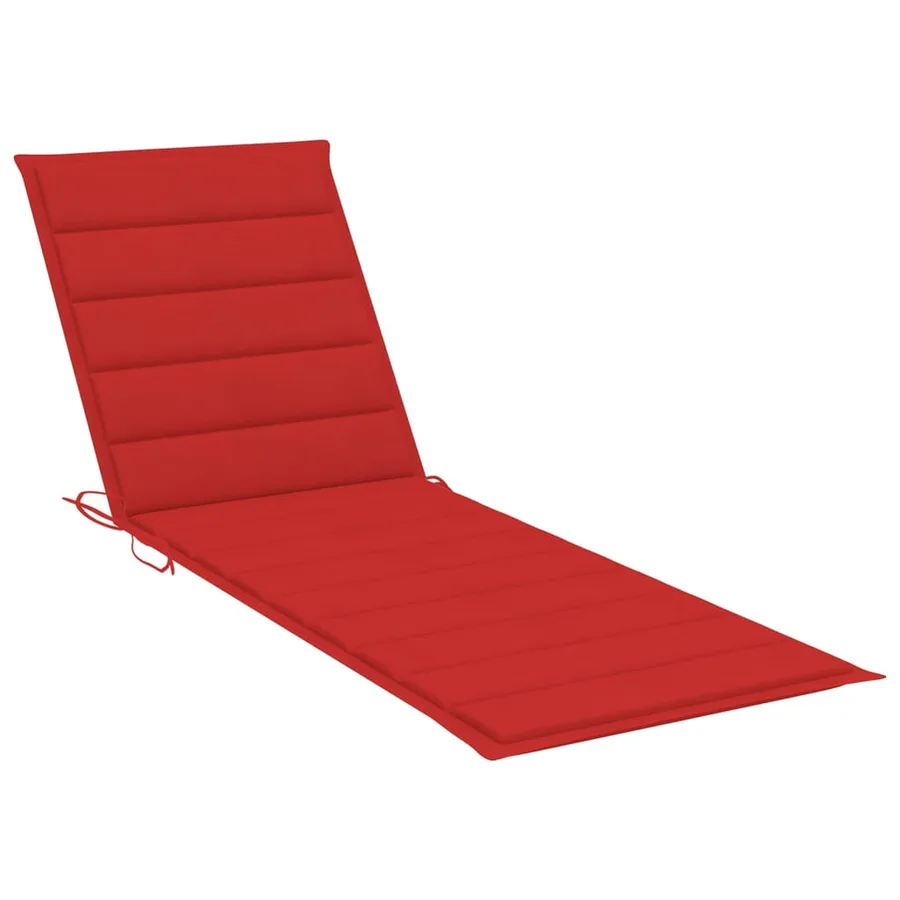 Chaise longue de jardin avec coussin Bambou - 5