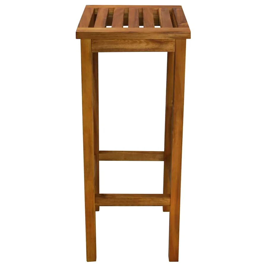 Tabourets de bar lot de 2 bois d'acacia massif - 6