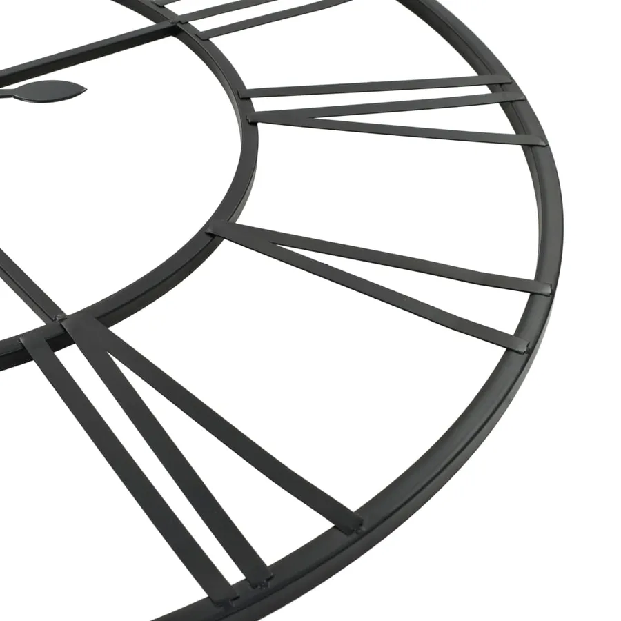 Horloge murale vintage avec mouvement à quartz Métal 80 cm XXL - 5