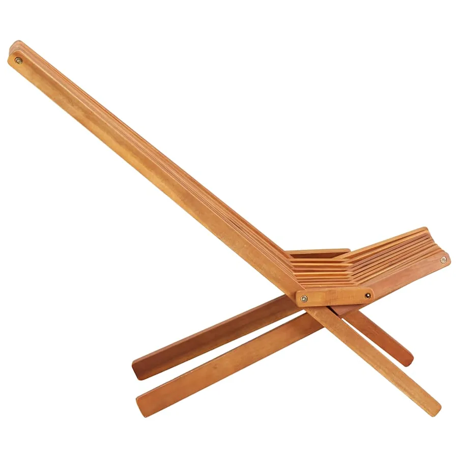 Chaise pliable d'extérieur Bois d'acacia solide - 3