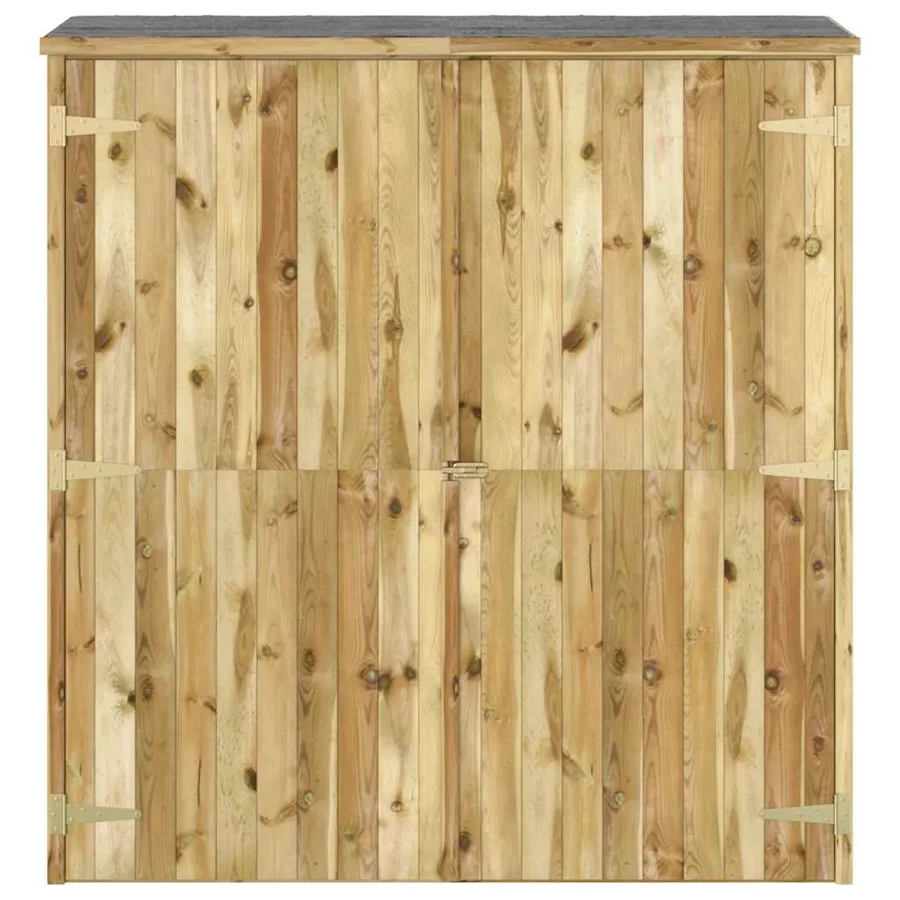 Abri à outils de jardin 163x50x171 cm Pinède imprégnée - 3