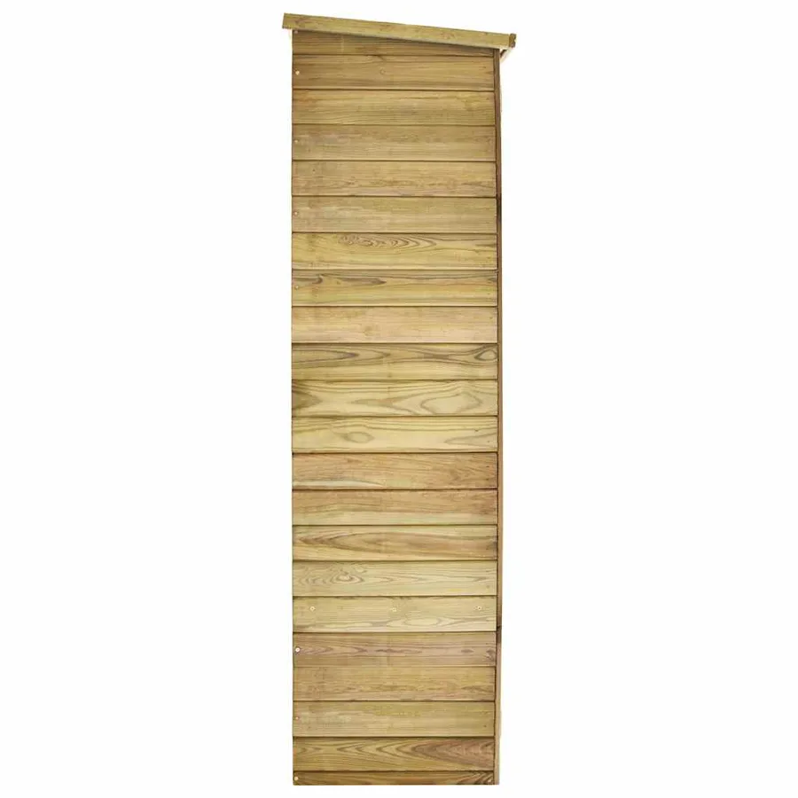 Abri à outils de jardin 163x50x171 cm Pinède imprégnée - 5