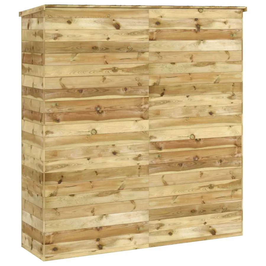 Abri à outils de jardin 163x50x171 cm Pinède imprégnée - 6