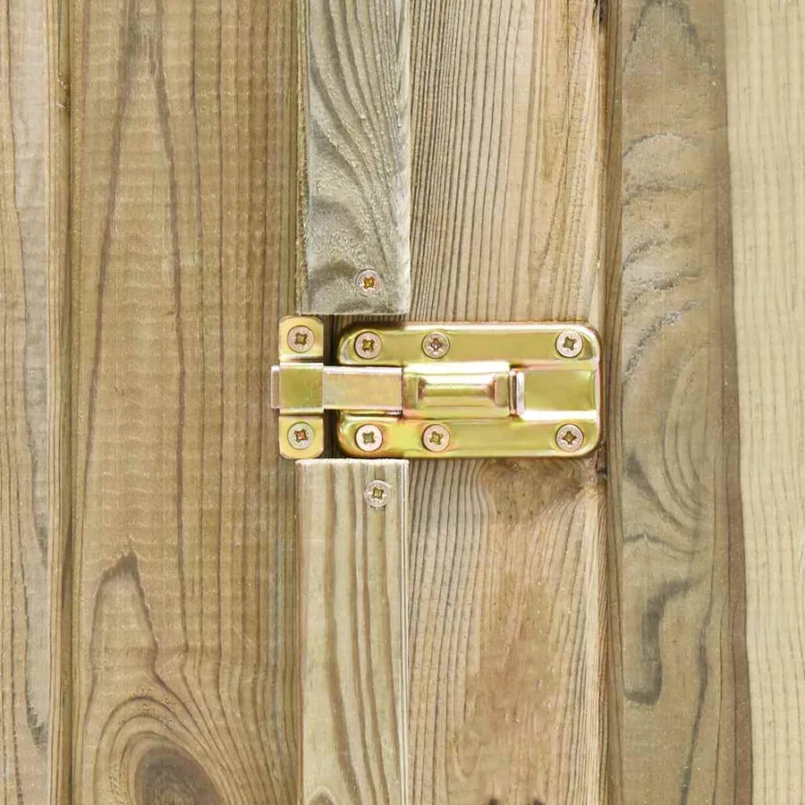Abri à outils de jardin 163x50x171 cm Pinède imprégnée - 8