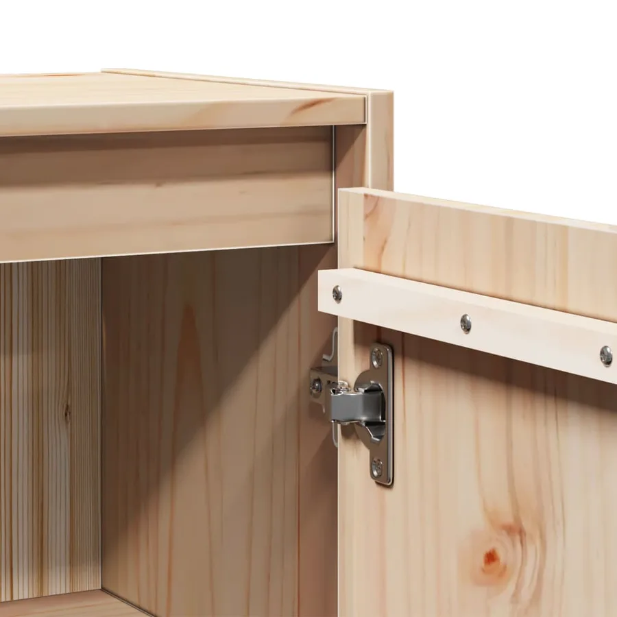 Armoire murale 30x30x60 cm Bois de pin massif - 9