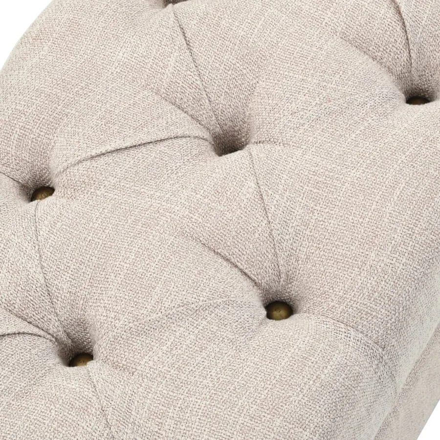 Banc de rangement Bois massif et acier 111x34x37 cm - 6