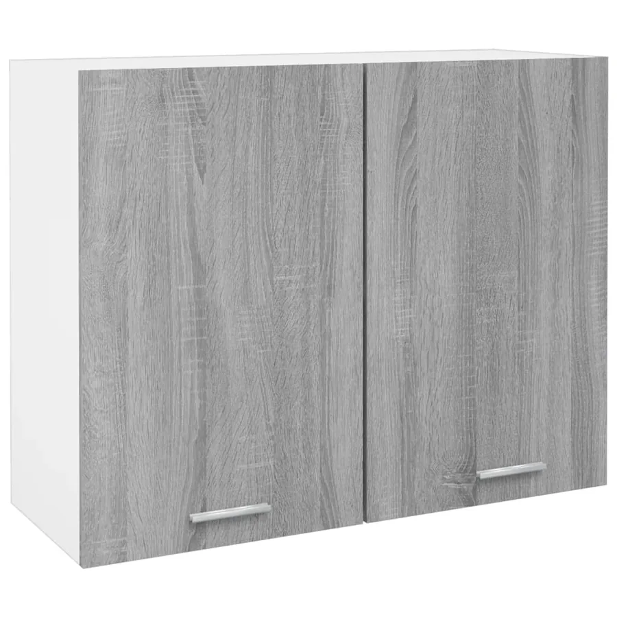 Armoire suspendue "Lyon" Gris Sonoma 80 x 31 x 60 cm Bois d'ingénierie