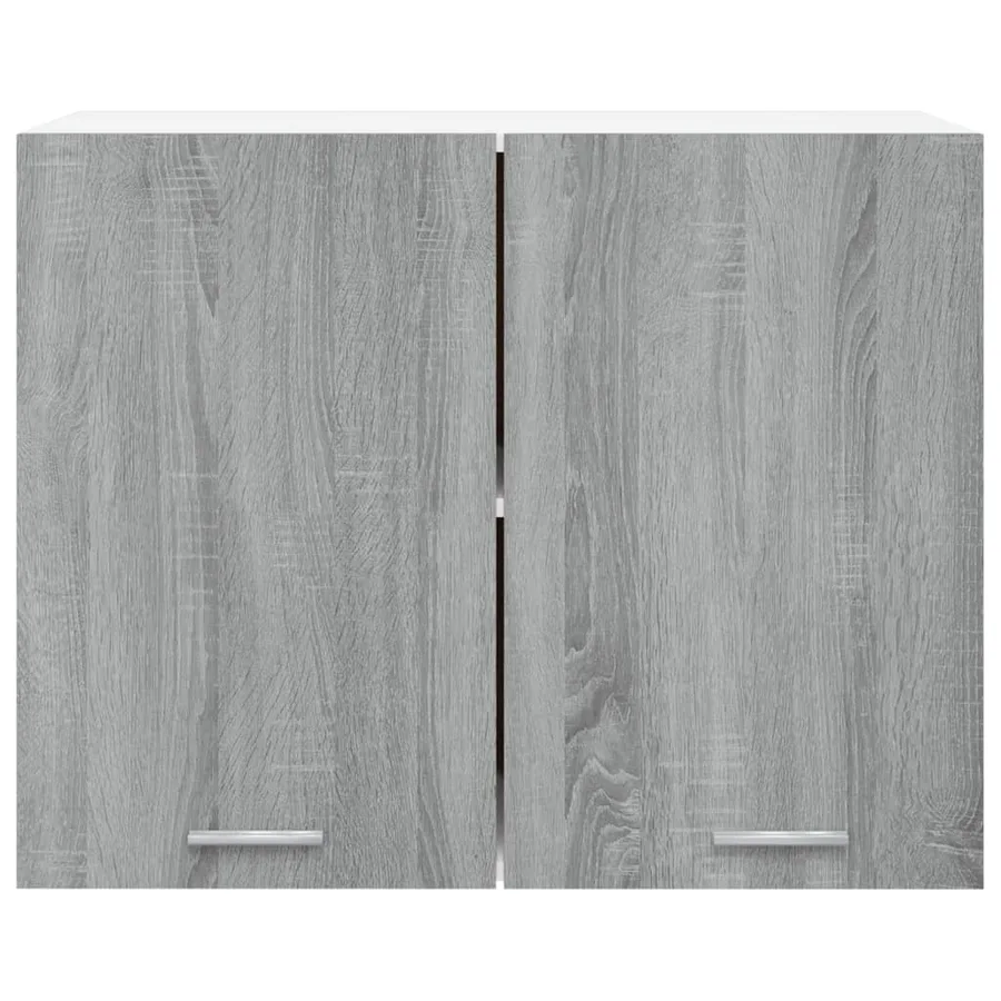 Armoire suspendue "Lyon" Gris Sonoma 80 x 31 x 60 cm Bois d'ingénierie - 5