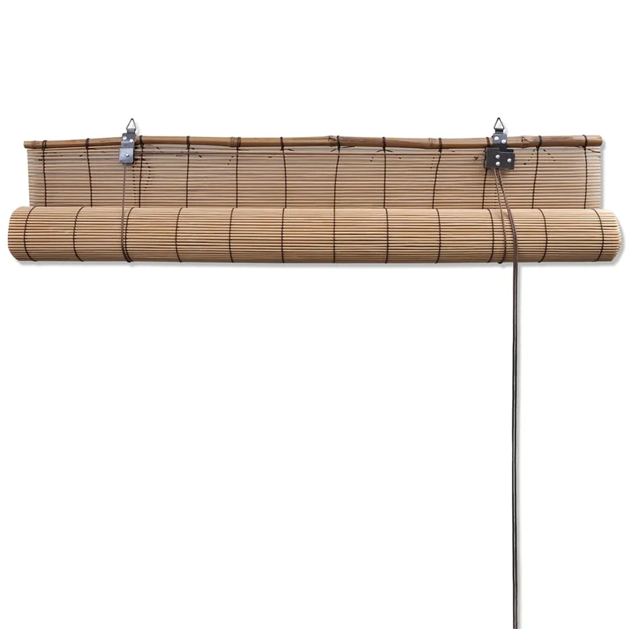 Stores roulants en bambou 2 pcs 150x220 cm Marron - 4