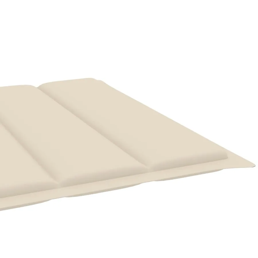 Chaise longue de jardin avec coussin Bois d'acacia solide - 10