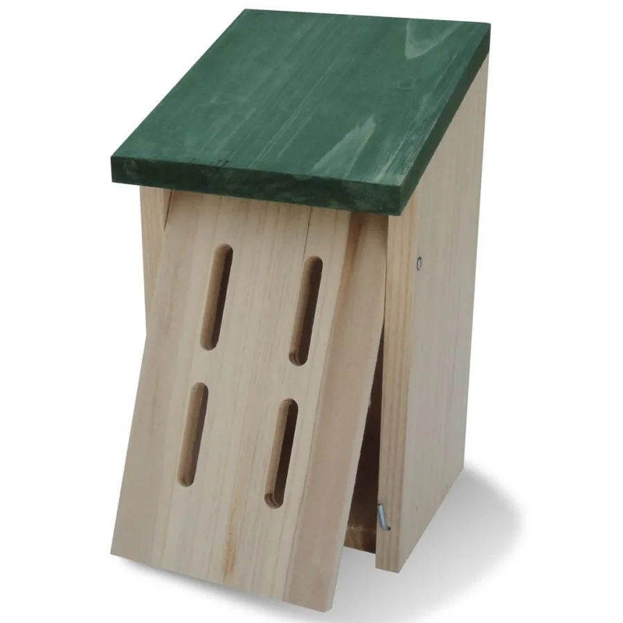 Maison pour papillons 8 pcs Bois 14 x 15 x 22 cm - 4